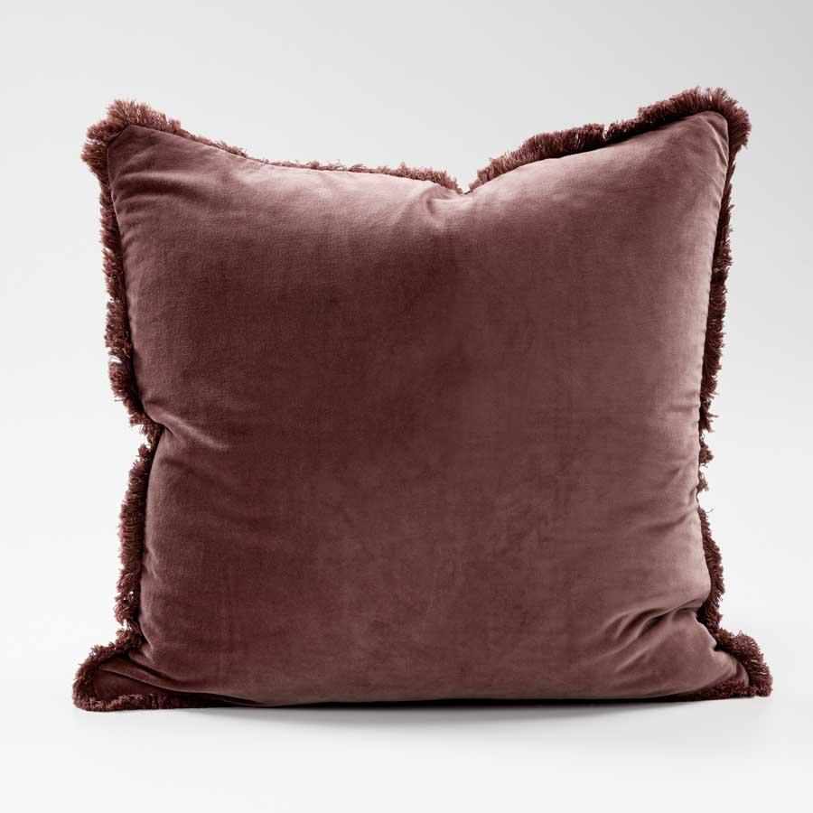 Linnette Boho Cushion | Chocolate – Sofas Direct